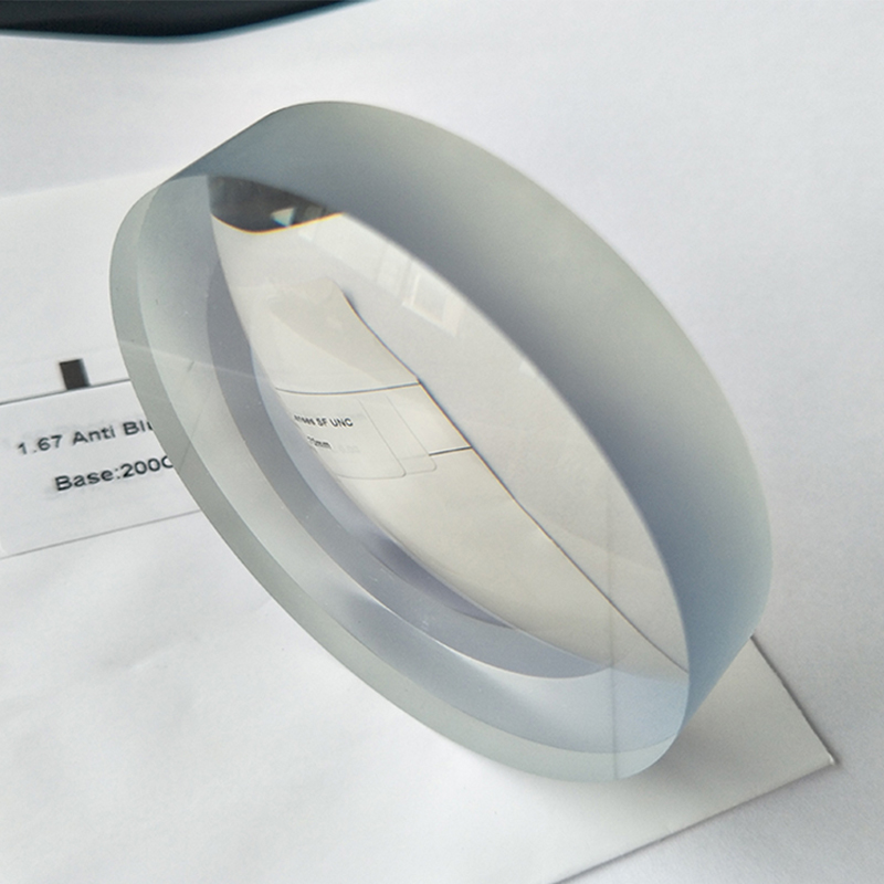 Lente monofocale semilavorata blu 1.67