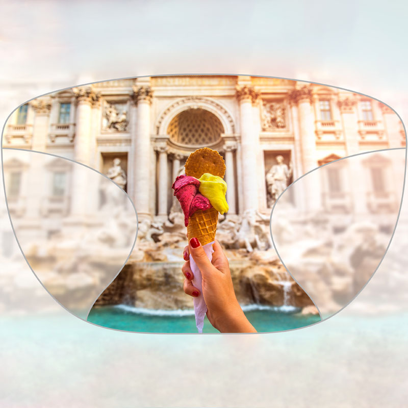 Lente progressiva per tutti gli usi